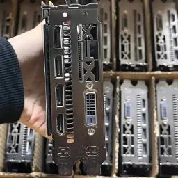 Placa de vídeo Rx 590 8gb Gddr5 de alta qualidade Rx590 Rx 580 De 8gb Placas gráficas Gpu para jogos usadas - Image 2