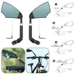 Bicicleta OCIDENTAL-Espelho Anti-Reflexo Bicicleta, Vista à Prova de Explosão, Ampla Gama, Visão Traseira, Espelho Retrovisor, 360 Graus de Rotação Bike Tools - Image 1