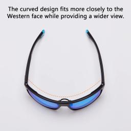 Óculos de sol esportivos polarizados Bassdash para homens e mulheres, pesca, direção, caminhadas UV400 com armação leve TPX inquebrável - Image 4