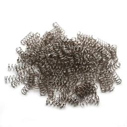 100 pçs guitarra elétrica captador ajustar molas de altura guitarra elétrica baixo ponte sela ajustar molas-5.5x15mm prata - Image 6