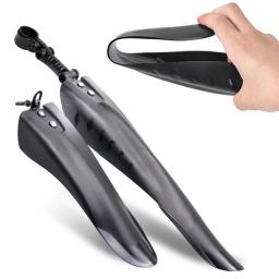 Bicicleta dianteira e traseira pára-lamas pneu, roda Fender, proteção contra respingos acessórios, estrada MTB bicicleta, preto, 20 ", 22", 24 ", 26", 2pcs - Image 2