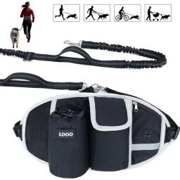 Outdoor Pet Waistpack com corda de reboque, multifuncional, esportes, corrida, fitness, treinamento, cão, andando, suprimentos, novo - Image 2
