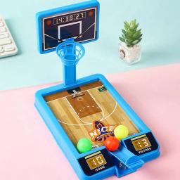 Indoor basquete tiro esportes jogos crianças jogar conjuntos 3/8 bolas interativas crianças jogo de tabuleiro desktop bola crianças brinquedo - Image 2