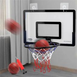 Mini WC Indoor Basketball Set para Crianças, Moldura de parede, Jogo Divertido Seguro para Crianças, Cesta de Levantamento em Pé, Presente - Image 5