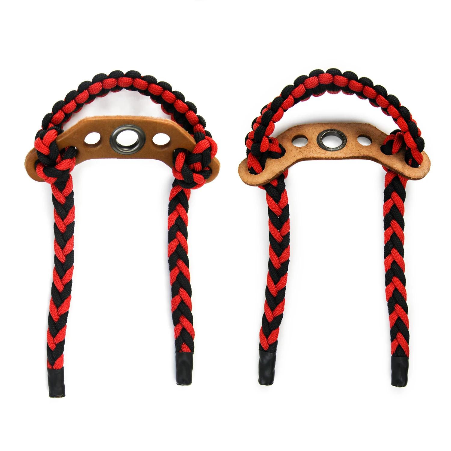 Pulso de malha Bow Sling para tiro com arco, Correia trançada ajustável, Composto Bow Estabilizador para Tiro Prática, Esporte - Image 1