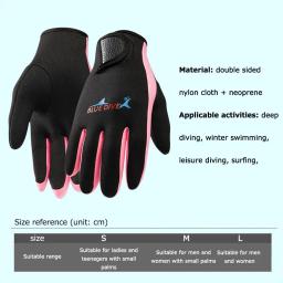 Luvas de mergulho neopreno, 1.5mm, quente, fashion, para surf, caça submarina, snorkeling - Image 6