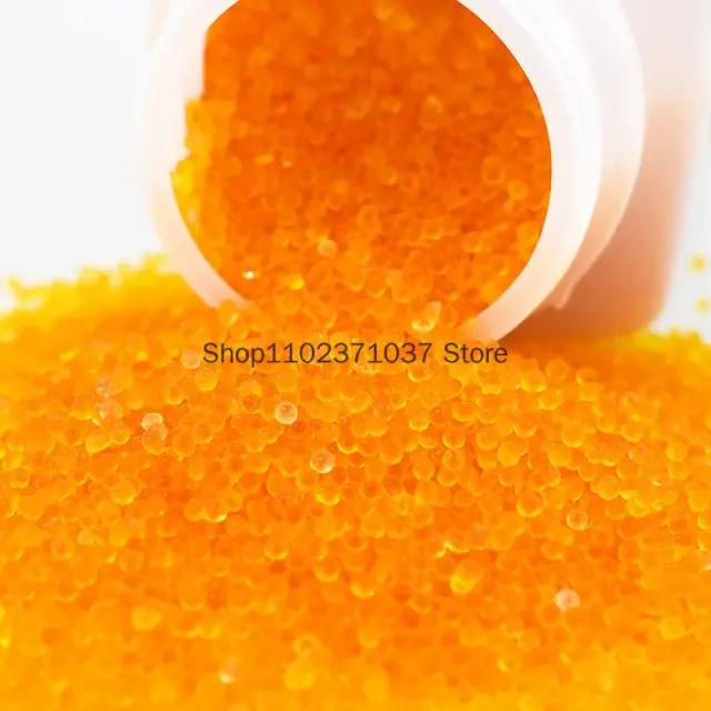 Gel de Sílica Esférico Alaranjado a Granel para Cristal Dessecante de Ninhadas de Gato
