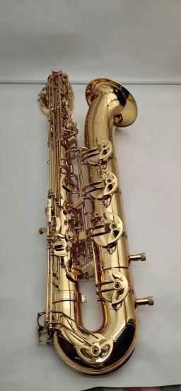 Saxofone banhado a ouro com estojo, Instrumentos musicais, Novo - Image 1