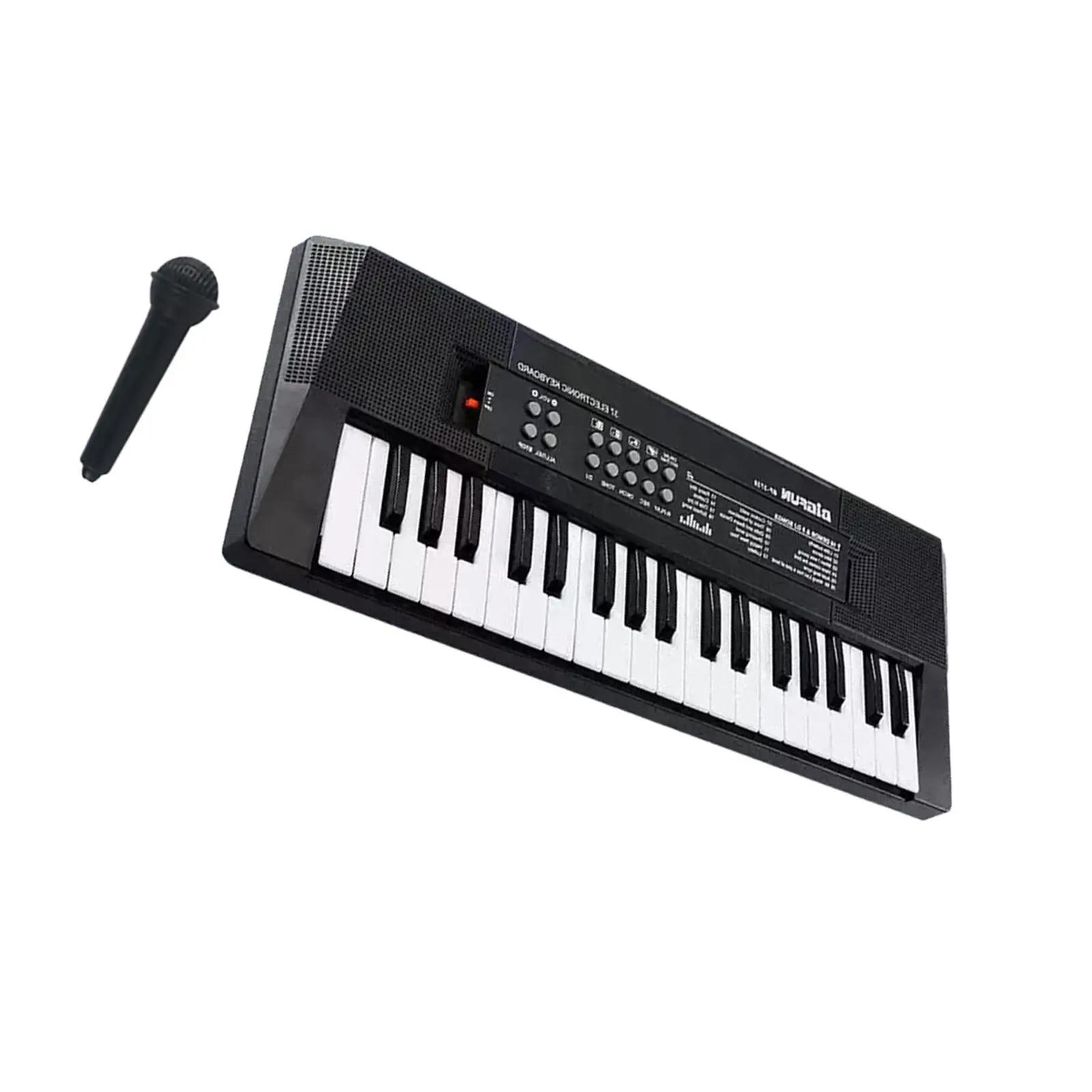 Teclado Piano Eletrônico para Iniciantes, Brinquedos Educativos, Presentes de Aniversário, Instrumento Musical, Brinquedo para Crianças, 37 Chaves - Image 1