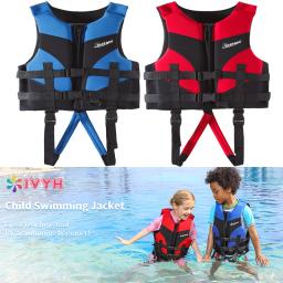 Colete de natação infantil, jaquetas de natação com alça virilha, assistência esportiva aquática, jaqueta flutuante, moda banho para menino e menina, verão - Image 1