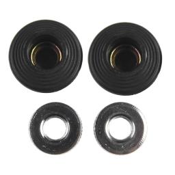 Equipamento essencial de baterista, 2 peças de pés de borracha para pernas de tambor baixo tom, material de liga, artesanato, componentes antiferrugem - Image 6