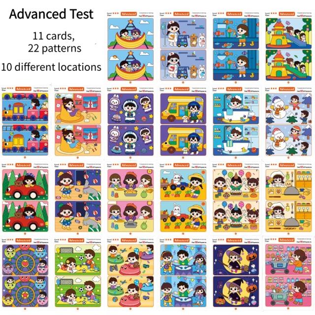 Jogo de Cartas "Encontre as Diferenças" Educacional Infantil