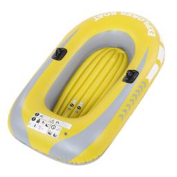 Canoa inflável do PVC para a pesca e a deriva, 2 pessoas, Remo Air Boat - Image 3