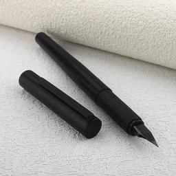 Jinhao-Caneta tinteiro preta fosca para corpo, EF e F Nib, caneta caligrafia, material escolar e de escritório de luxo, papelaria elegante, 35 - Image 1