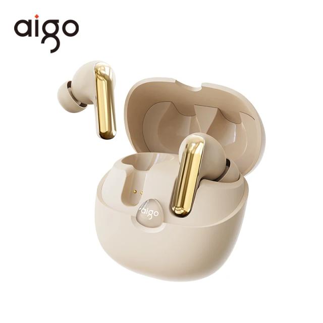 Fones de Ouvido Bluetooth 5.4 Aigo TA51 TWS: Sem Fio, À Prova d'Água, Ideais para Esportes e Jogos, 300mAh e Chamadas de Alta Definição