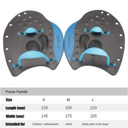 Nadadeiras para adultos e crianças, esporte aquático, luvas de mão, equipamento de aprendizagem de natação, nadadeiras - Image 6