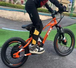 16 "350W 36V 5Ah brinquedo bicicleta equilíbrio scooter mini moto pequena bicicleta off road - Image 1