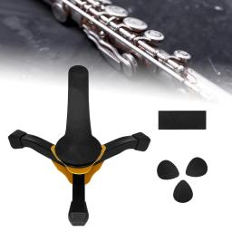 Fácil de transportar suporte do tripé para instrumento de sopro, portátil, dobrável, suporte do saxofone, suporte da flauta, instrumentos musicais suprimentos - Image 2