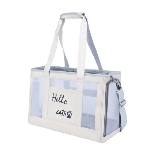 Bolsa de Transporte Multifuncional para Pets, Respirável com Abertura Superior e Zíperes Duplos, Ideal para Viagens com Cães e Gatos
