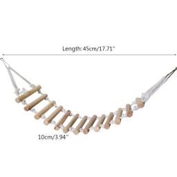 papagaio balanço natural pássaro brinquedo corda ponte suporte poleiro gaiola acessórios para hamsters - Image 6