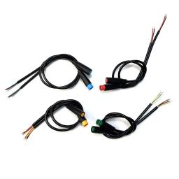 5/20/100 pçs m6 m8 julet sensor à prova dwaterproof água bicicleta elétrica butt joint plug masculino feminino ebike display cabo conector com fio - Image 6