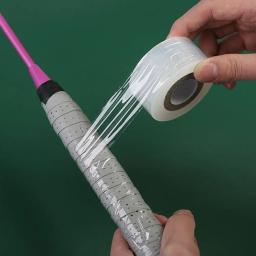 Badminton Raquete Overgrip Toalha, Sweatband Priming Film, Raquetes de tênis Grip Backing, Almofada, Anti-aderindo, Tampa impermeável, 1 Rolo - Image 3
