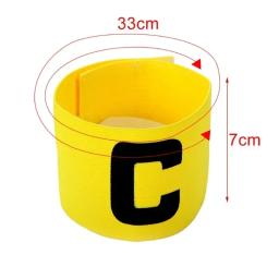 Braçadeira de capitão de futebol com logotipo em forma de C, fita elástica personalizável anti-queda, braçadeira protetora ajustável especial - Image 6