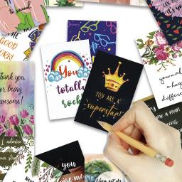 Cartões Afirmação Positiva para Homens e Mulheres, Cartões Inspiradores e Incentivo, 72 Pcs - Image 5