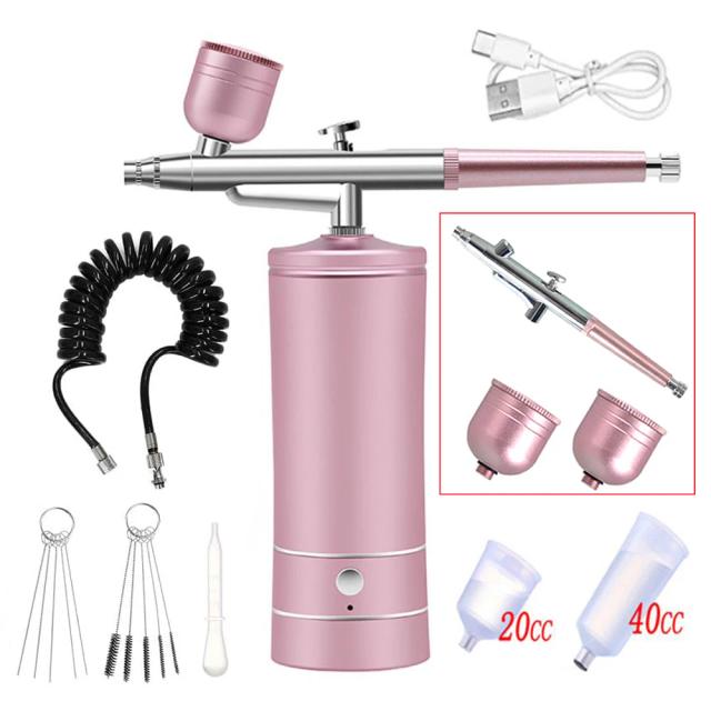 Aerógrafo Portátil com Compressor para Unhas, Arte e Artesanato: Crie Designs Incríveis com Facilidade