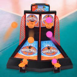 Brinquedos de Ejeção para Tiro de Mesa Infantil, Jogo para Dois Jogadores, Dedo, Basquete, Menino - Image 2