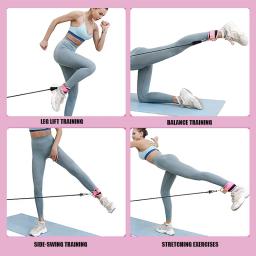Fitness tornozelo fivela para levantamento nádegas, dispositivo de treinamento muscular, belas pernas, nádegas, pernas, anéis de tornozelo, tornozelo proteger - Image 6
