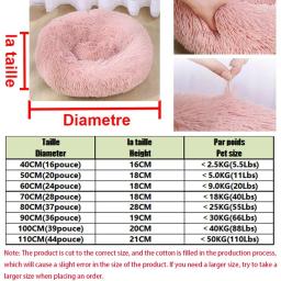 Cama para cães médios com sono profundo, Sofá-cama para cães pequenos e grandes, Canil quente para cachorro, Acessórios para animais - Image 2