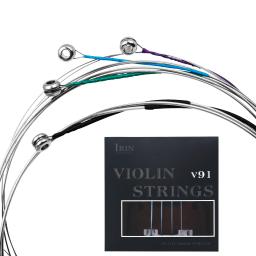 IRIN-Cordas violino profissional, acessórios, núcleo de alta qualidade, peças de instrumentos musicais, E-D-G, 4, 4 - Image 4