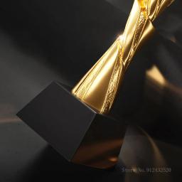 Troféu De Bola De Cristal, Personalizado, Resina De Alto Grau, Galvanoplastia De Metal, Decoração De Casa, Reunião anual, excelente equipe, Letras - Image 5