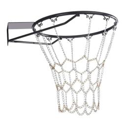 Rede de basquete clássica esportiva de basquete ao ar livre, corrente de aço galvanizado, durável, rede de alvo de basquete - Image 3