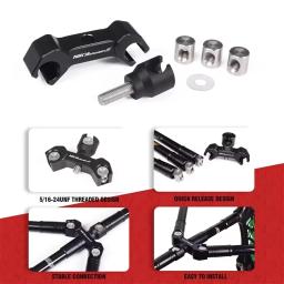 Nika-Aluminium Alloy Archery Estabilizador Anexo, liberação rápida V Bar, conector arco recurvo - Image 6