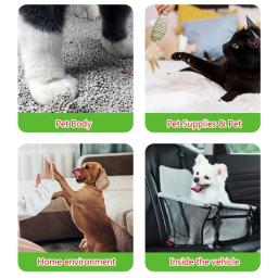 eliminador odor para animais estimação, para cães e gatos, 17fl.oz, desodorante biológico eficaz, removedor ruim - Image 4