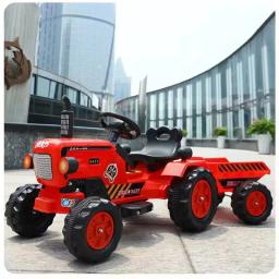 Crianças Pedal Go-Karts Activity Tractor Suit para 2-6ages, Outdoor Ground Force Tractor com reboque - Image 6