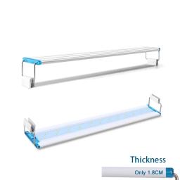 Super Slim LED Iluminação do aquário RGB Aquatic Plant Light Clip impermeável extensível para aquário, luzes coloridas, 18-58cm, 90-260V - Image 5
