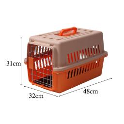 Hard Sided Pet Transport Cage, Pet Carrier Crate Box para Camping - Image 6