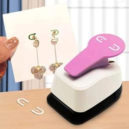Versátil DIY Artesanato Ferramenta De Corte De Papel, Brinco Cartão Ferramentas, Embossing Socos, Material Plástico para Cartão De Jóias - Image 2