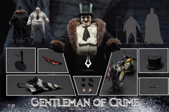 Conjunto Completo de Action Figures de Personagens de Filme - Eterno Brinquedo ETX8, 1:6, Gotha Gentleman of Spy, Pinguim e Jazz - Melhor Coleção de Arte 12"
