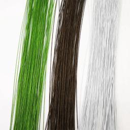 50 pçs/lote 26 #   Arranjimentos de flores de fio de haste floral de 0,45 mm e fio floral verde artesanal DIY para arranjo de flores de florista 14 polegadas - Image 1