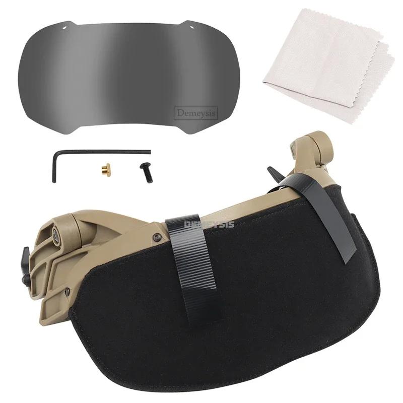 Windproof Tactical Flip Up Goggles, Capacete Flip Up Óculos, Caça, Tiro, Esportes, Óculos de proteção, Airsoft, Paintball - Image 1