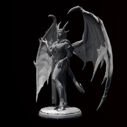 Kits modelo de resina para beleza, altura do homem, figura colorida e auto-montada, impressão 3D, 38mm, 50mm, 75mm, TD-6581 - Image 4