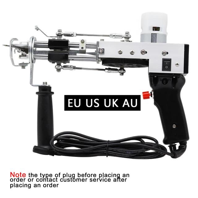 Pistolas de tapete elétrico, Máquina de tricô de tecelagem de tapete, 2 em 1 Tufting Gun, Pode cortar e loop pilha com 5-40 pontos - Image 1