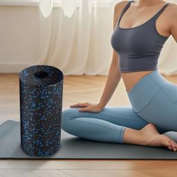 Rolo de espuma fitness coluna de massagem rolo muscular de alta densidade multi-função epp oco rolo de massagem antiderrapante para yoga pilates - Image 2