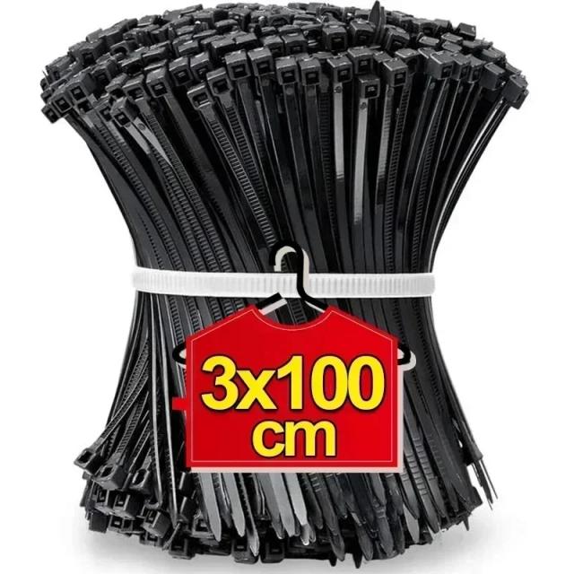Abraçadeiras de Nylon Autolock para Fixação de Cabos, 2000 Peças em Atacado, Ideal para Escritórios e Uso Doméstico