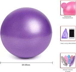 Bola de Pilates à prova de explosão, Yoga Core Ball, Equilíbrio interior Fitness Equipment, 25cm - Image 2