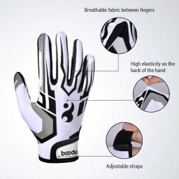 Luvas esportivas extra-grip para fitness, atividades ao ar livre, aderência aprimorada, esportes de equipe, 1 par - Image 4